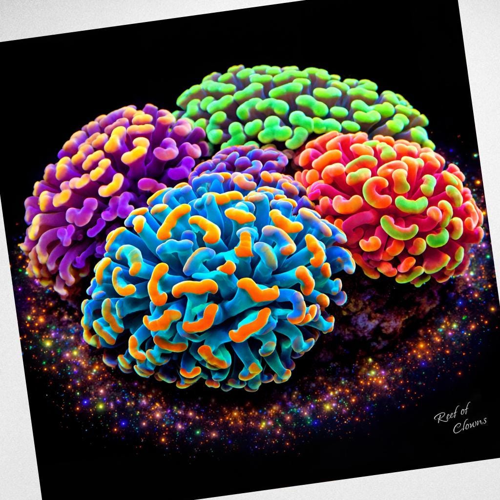 Hammer Coral Colony