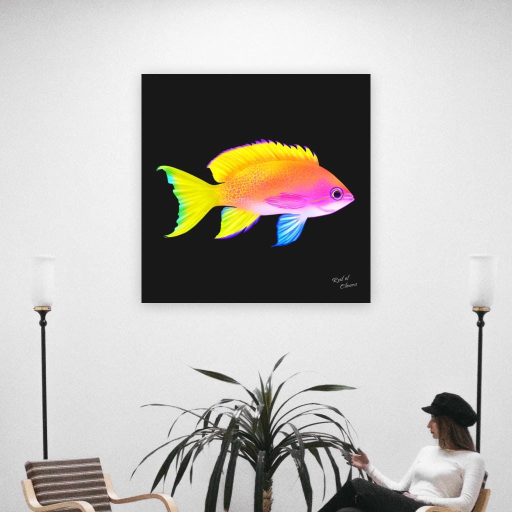 Anthias Canvas Wall Art