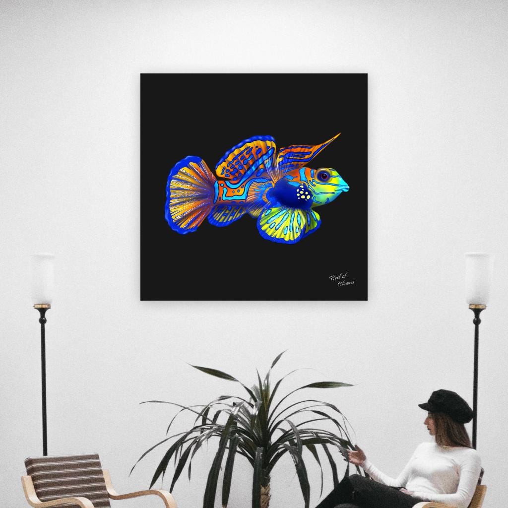 Mandarin Goby Canvas Wall Art