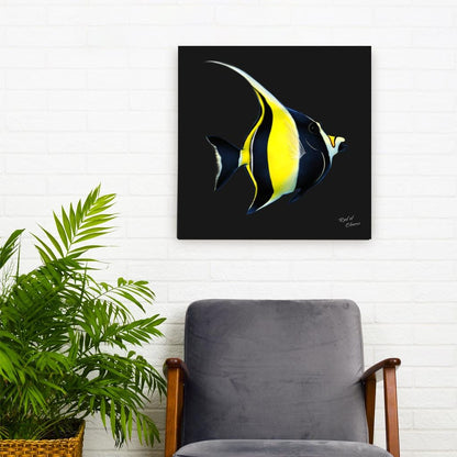 Moorish Idol Canvas Wall Art