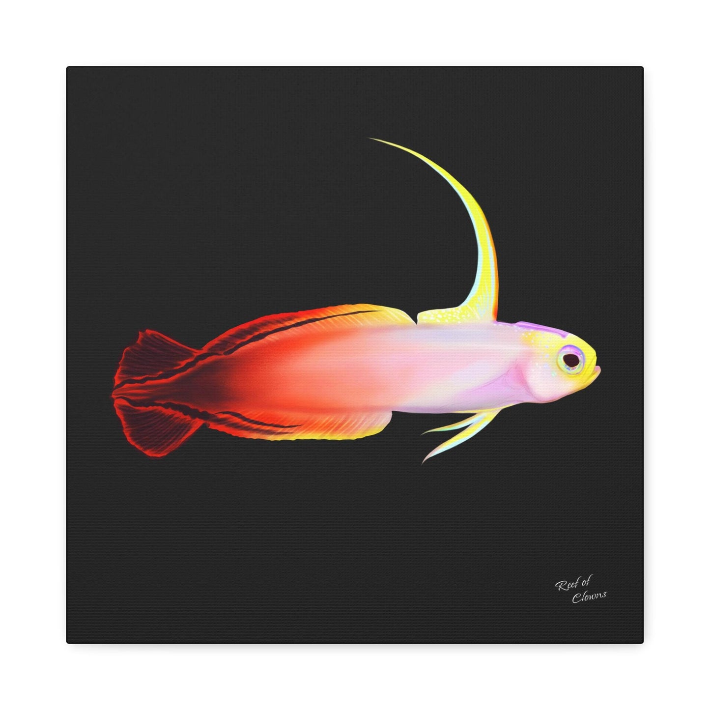 Firefish Canvas Wall Art
