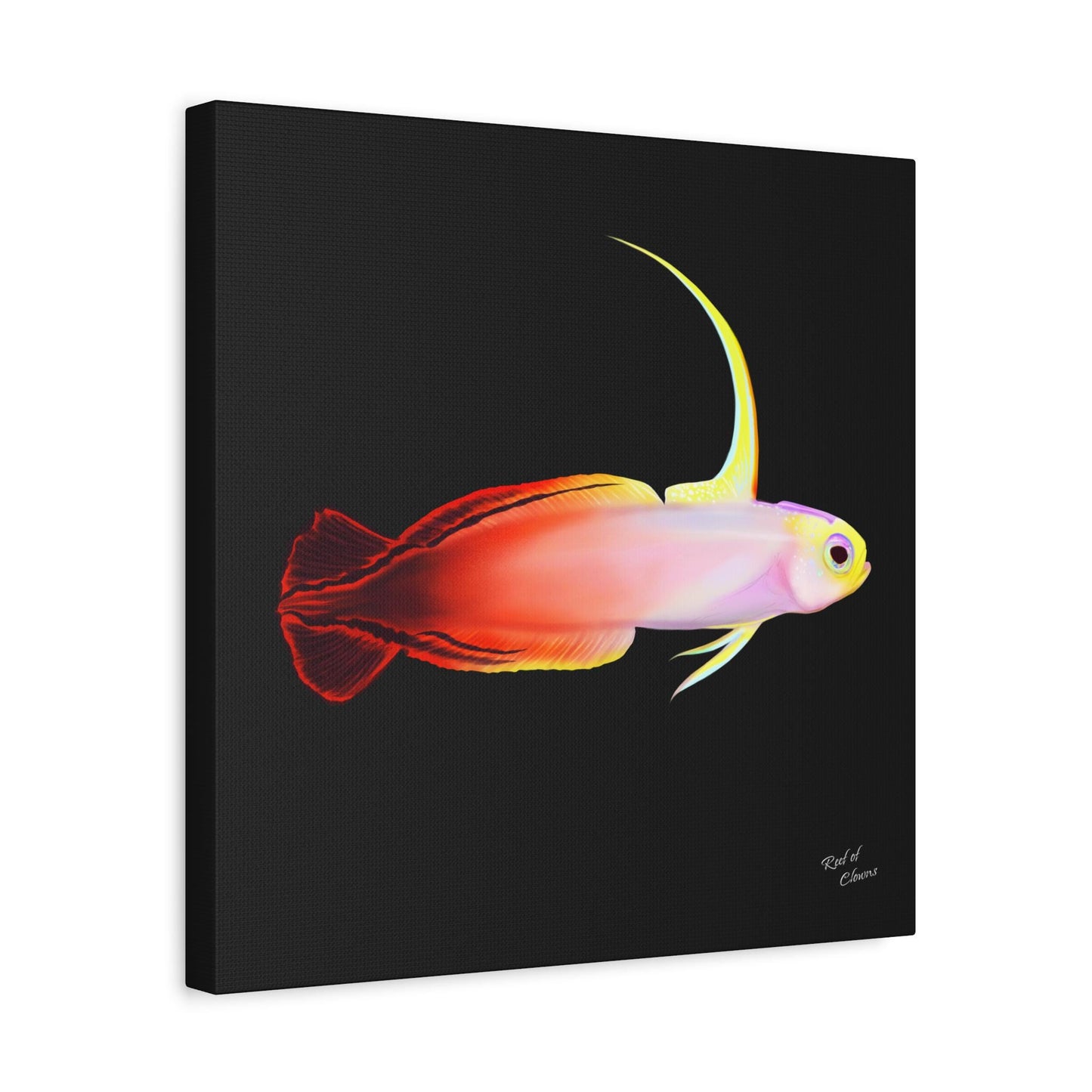 Firefish Canvas Wall Art