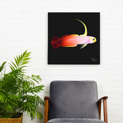 Firefish Canvas Wall Art