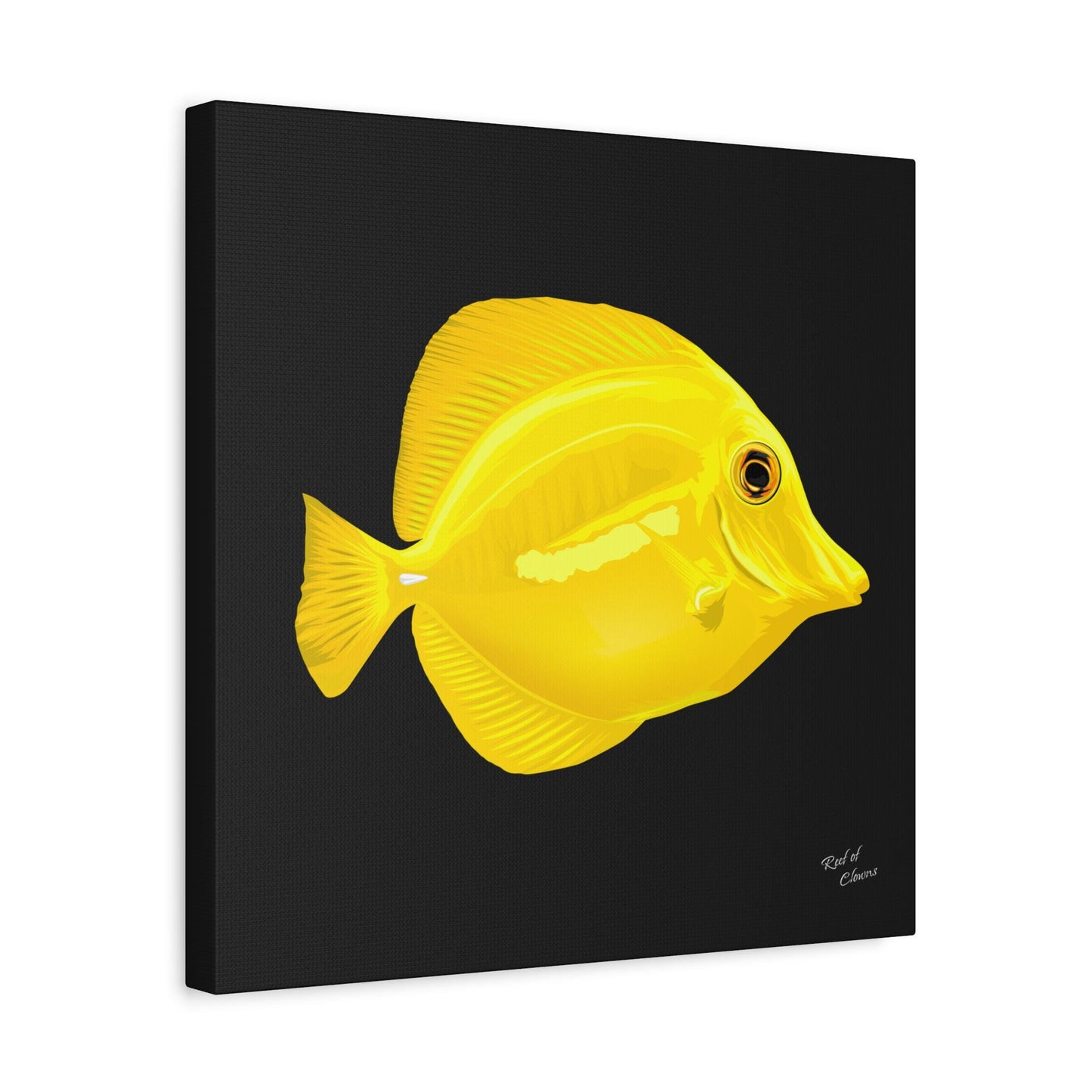 Yellow Tang Canvas Wall Art
