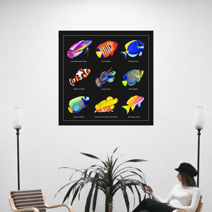 Reef Fish Canvas Wall Art