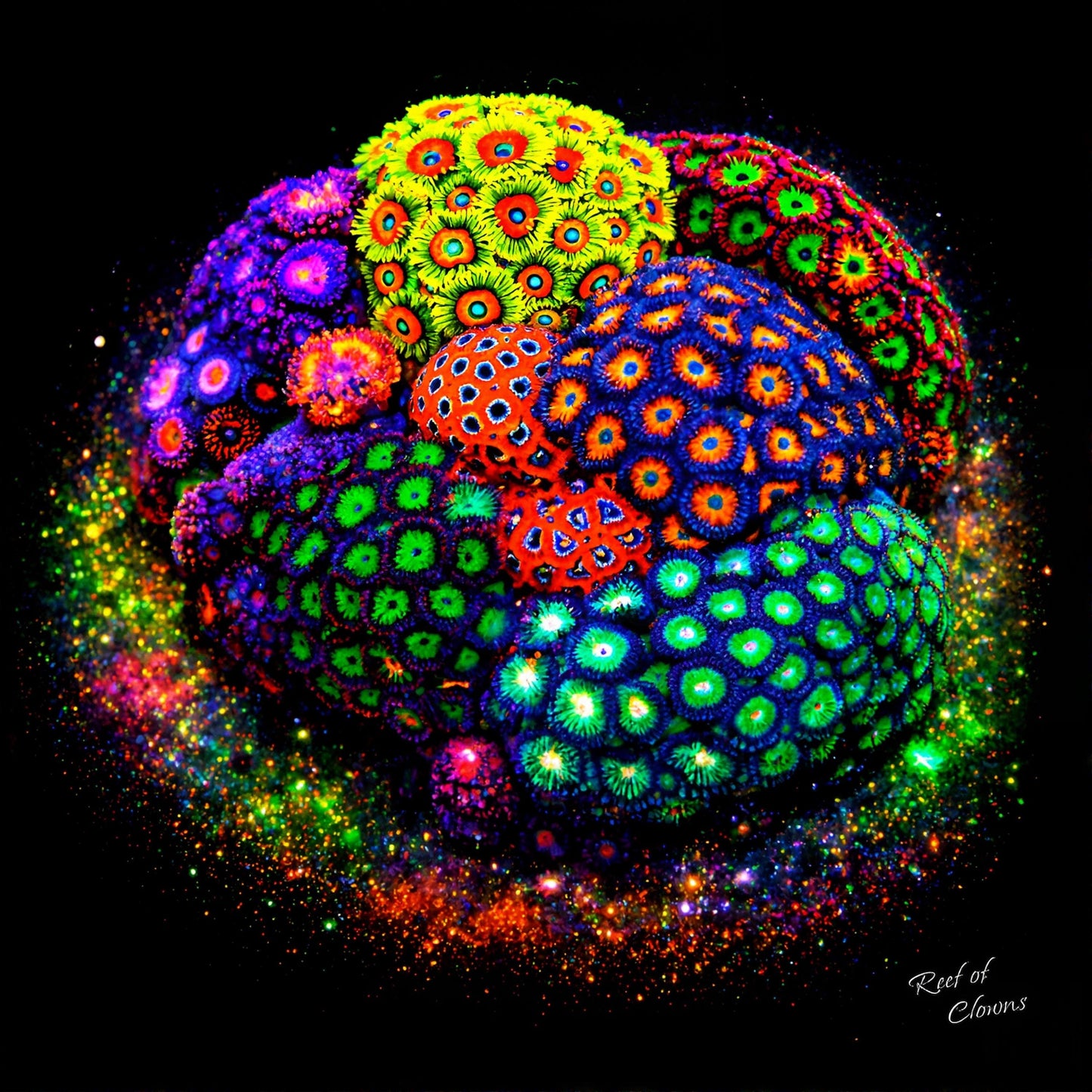 Zoanthid Coral Colony