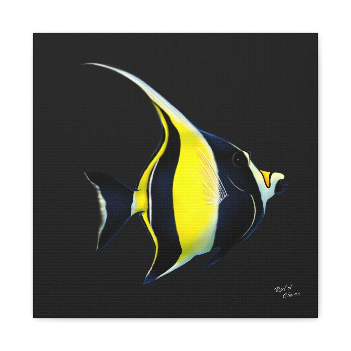 Moorish Idol Canvas Wall Art