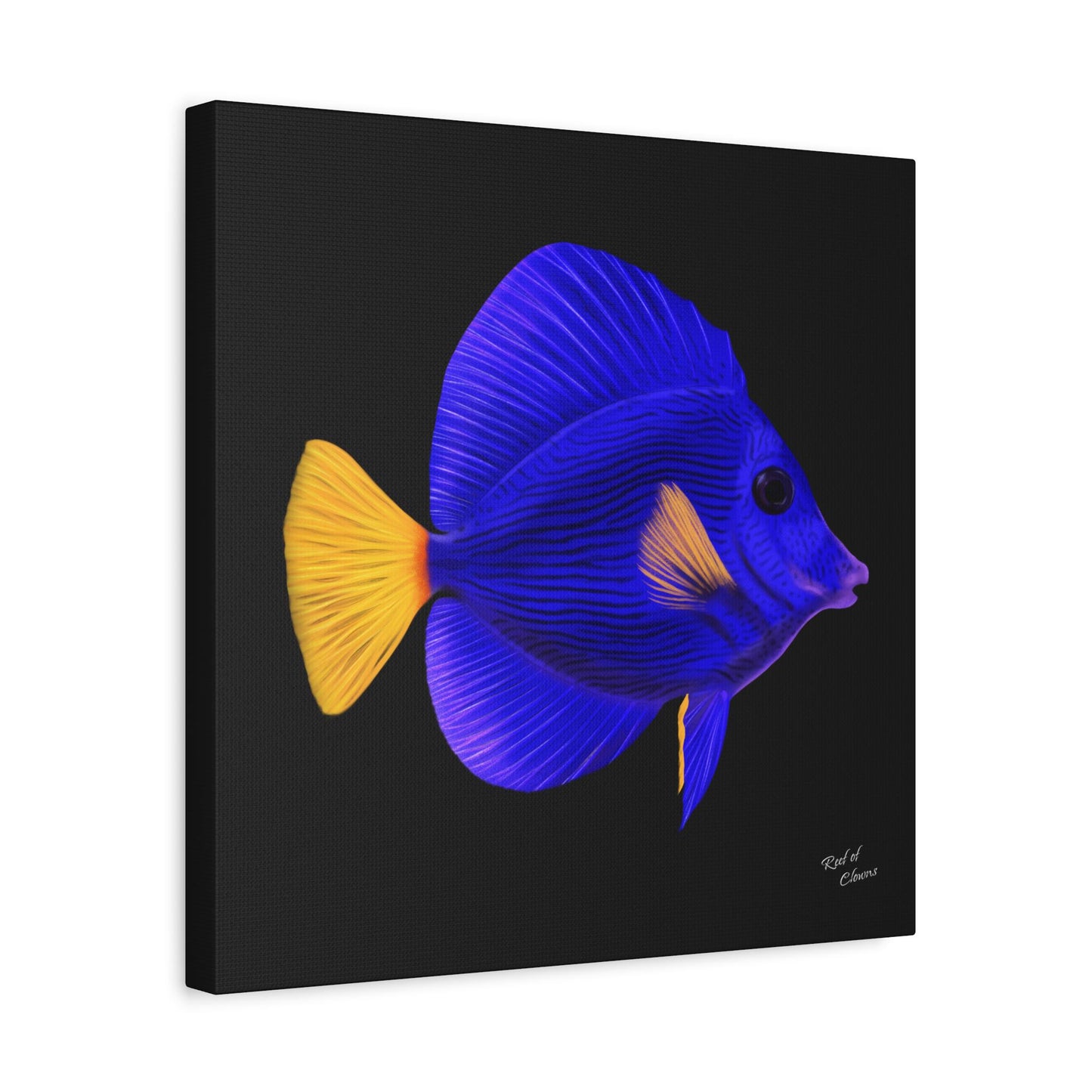 Purple Tang Canvas Wall Art