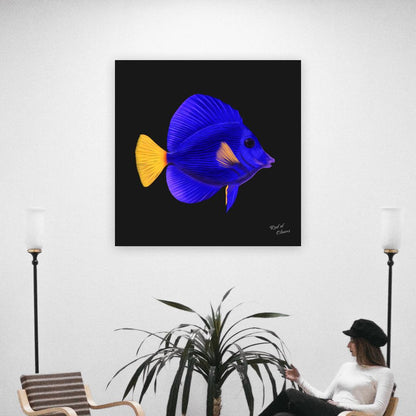 Purple Tang Canvas Wall Art