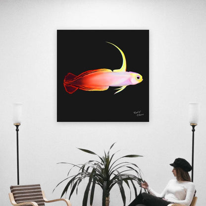 Firefish Canvas Wall Art