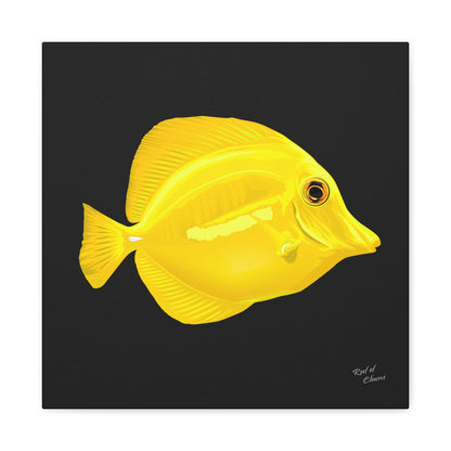 Yellow Tang Canvas Wall Art