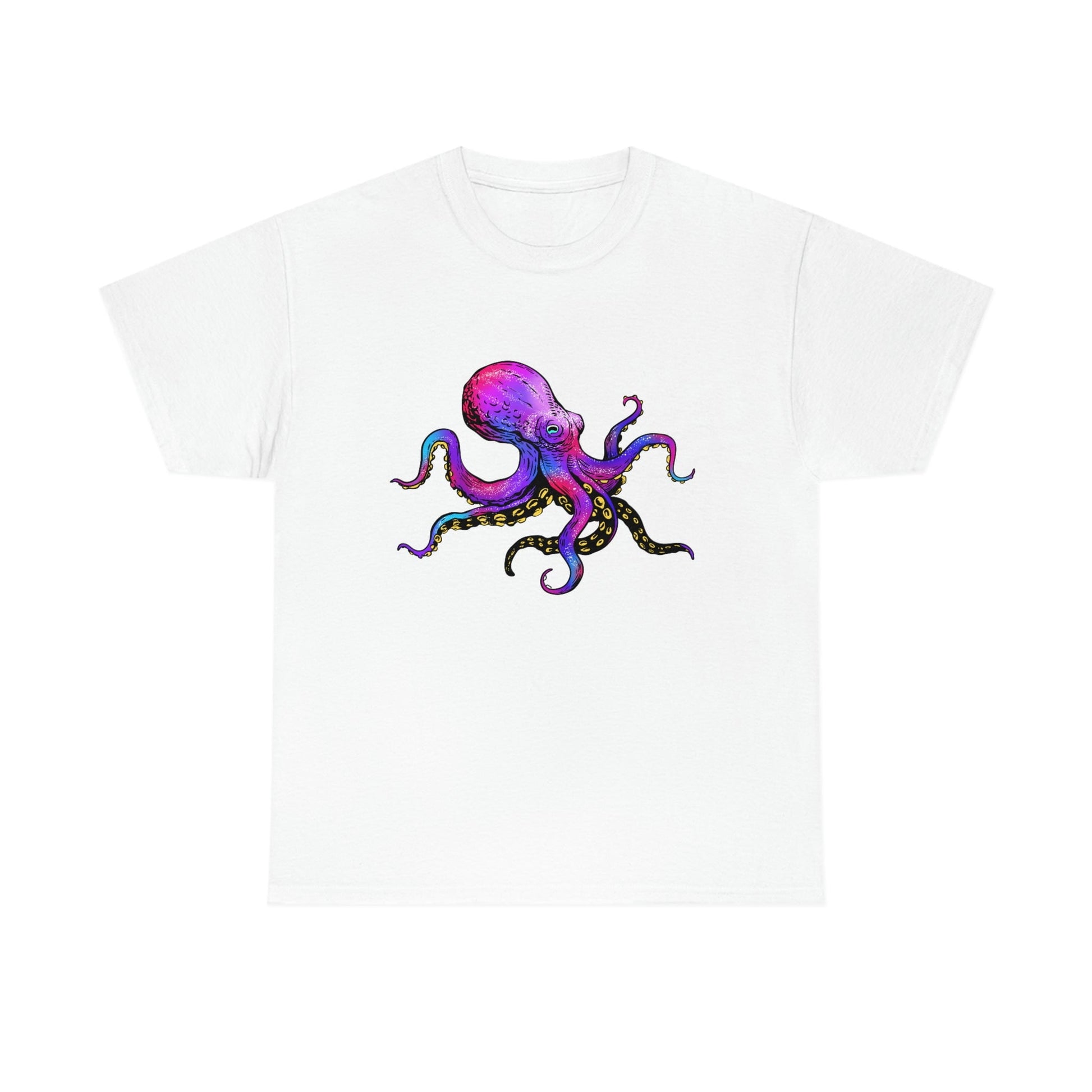 Hand Drawn Kraken, Octopus Shirt - Reef of Clowns