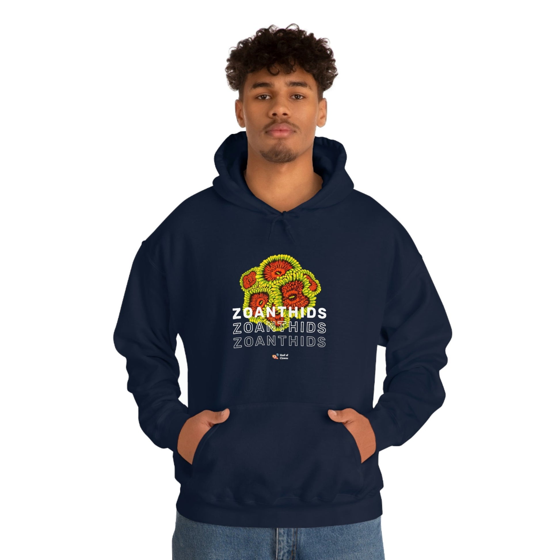 Grand Master Krakatoa Zoanthid Hoodie - Reef of Clowns