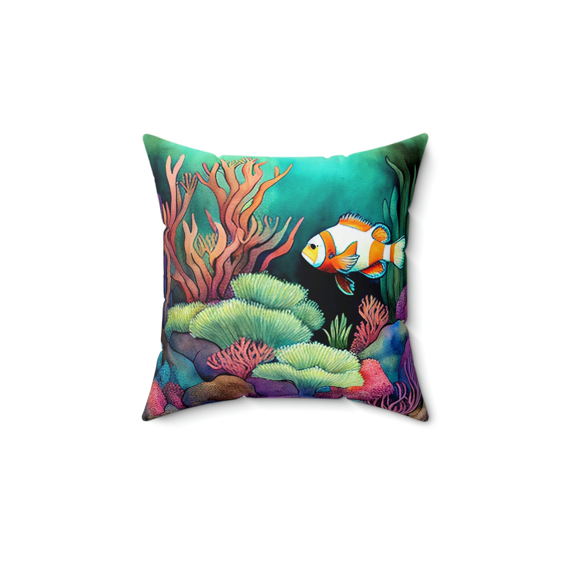 Wandering Clownfish Pillow - Reef of Clowns