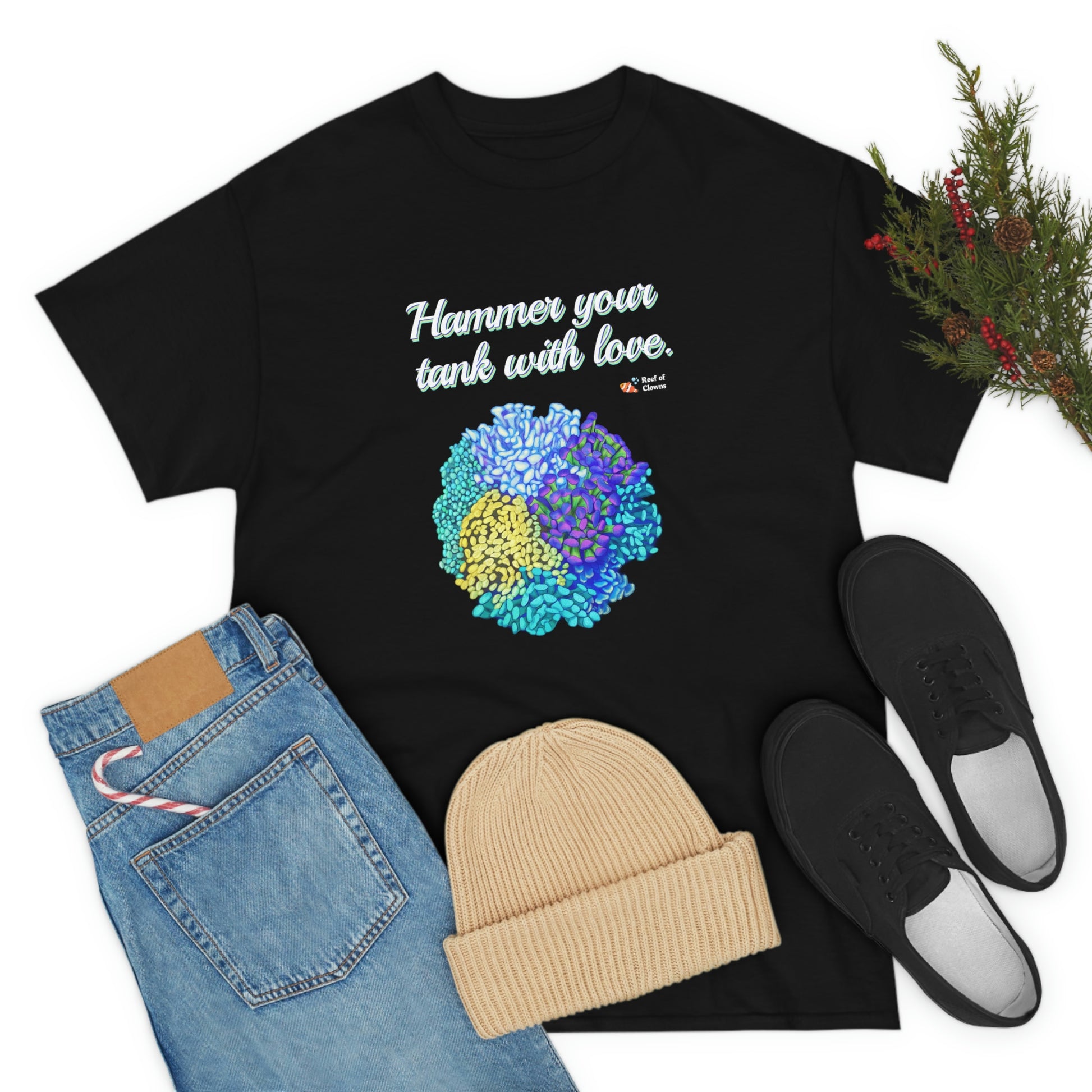 Shirt with Hammer Coral Colony - Reef of Clowns