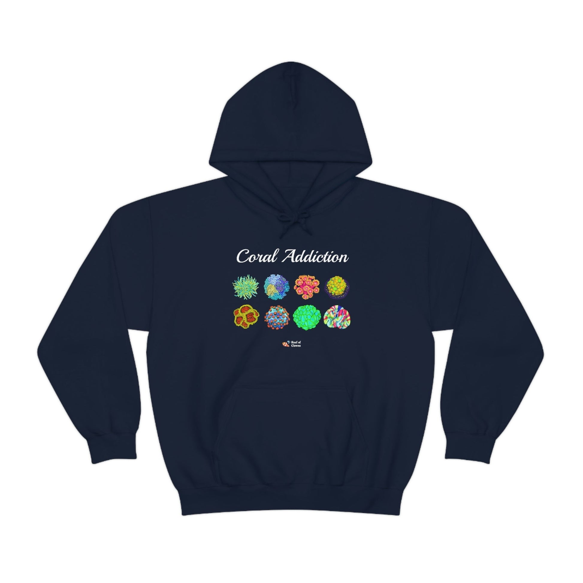 Coral Addiction Hoodie - Reef of Clowns