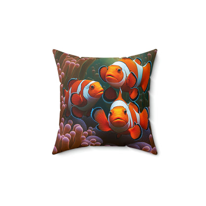 Clownfish Family Pillow - Reef of Clowns