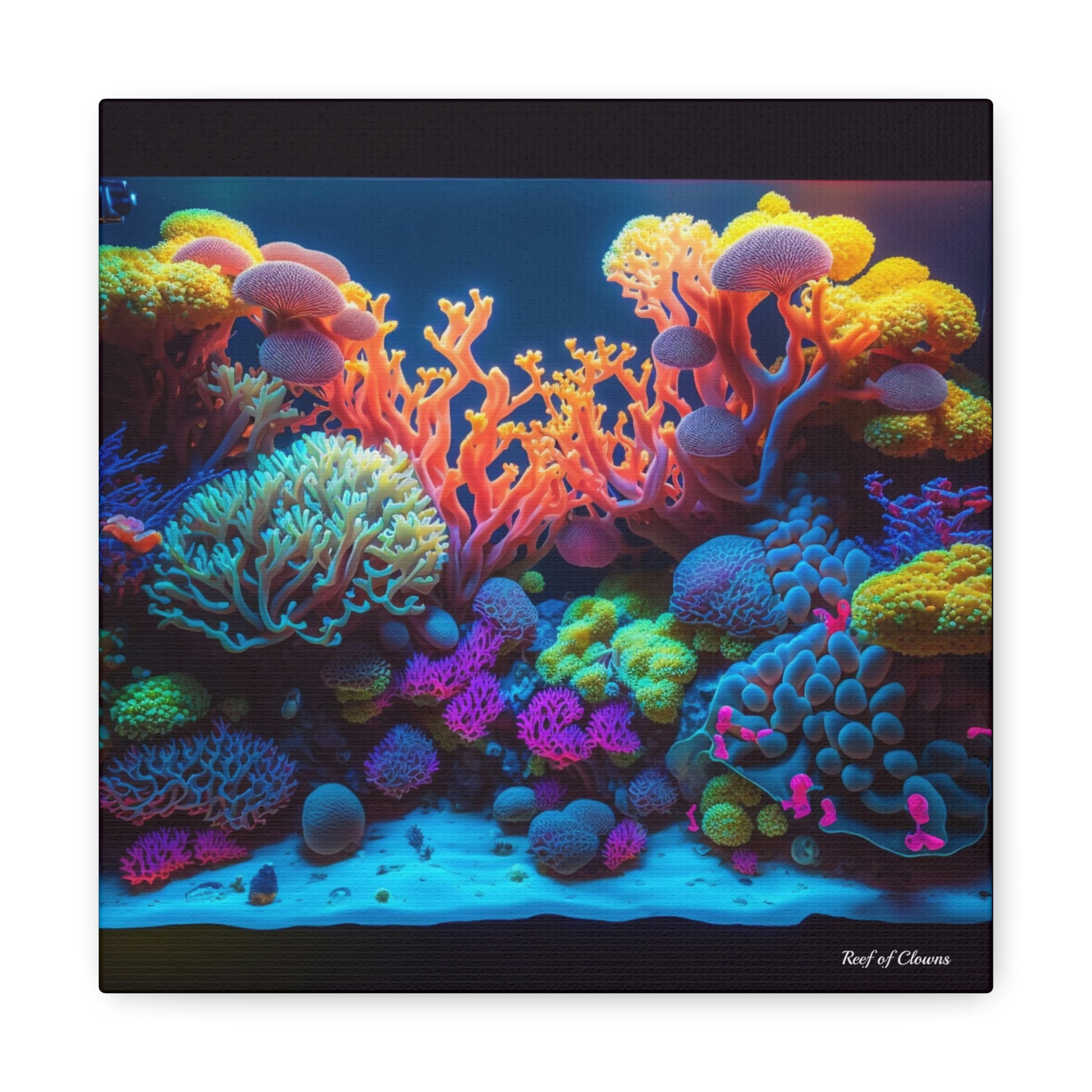Coral Fantasia (Canvas Art) - Reef of Clowns