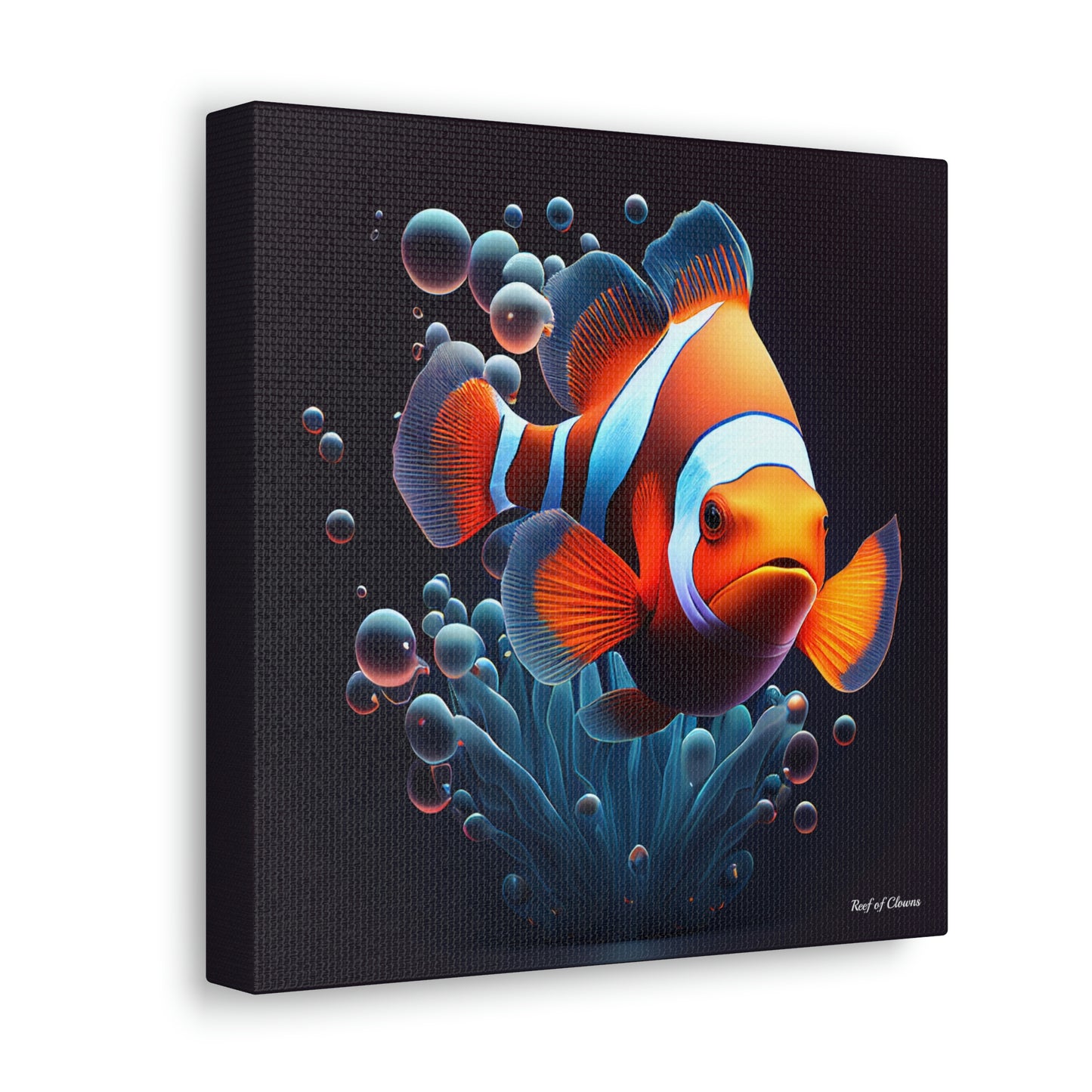 Hello Clownfish (Canvas Art) - Reef of Clowns