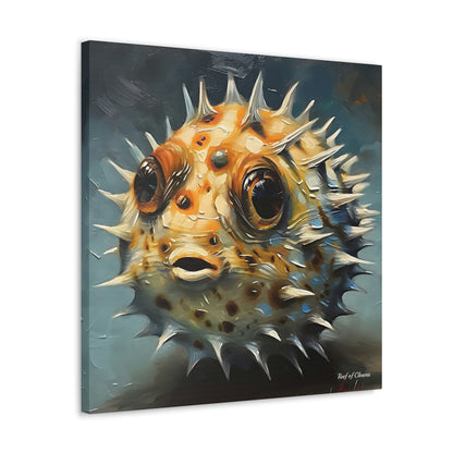 Puffer Fish (Canvas Art) - Reef of Clowns