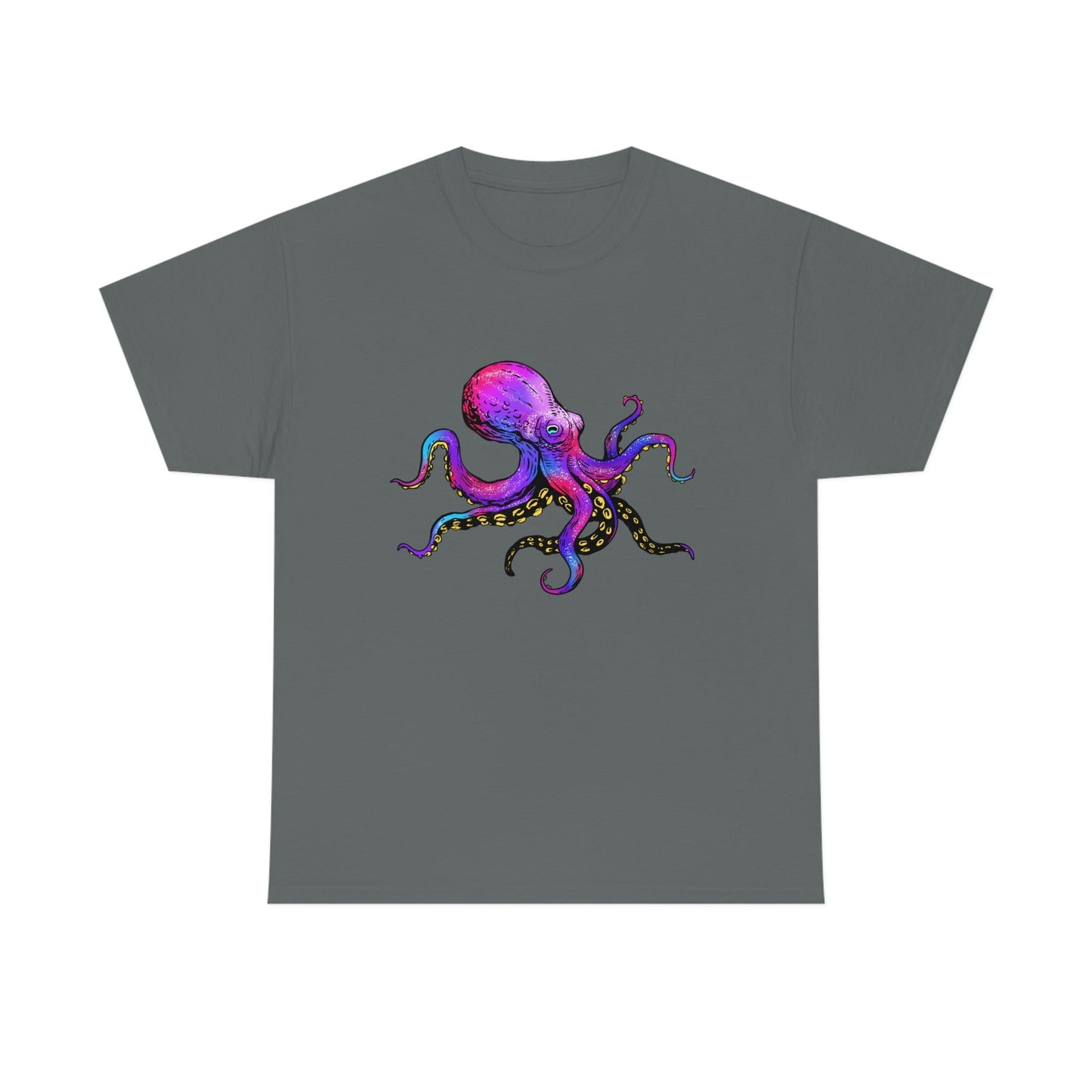 Hand Drawn Kraken, Octopus Shirt - Reef of Clowns