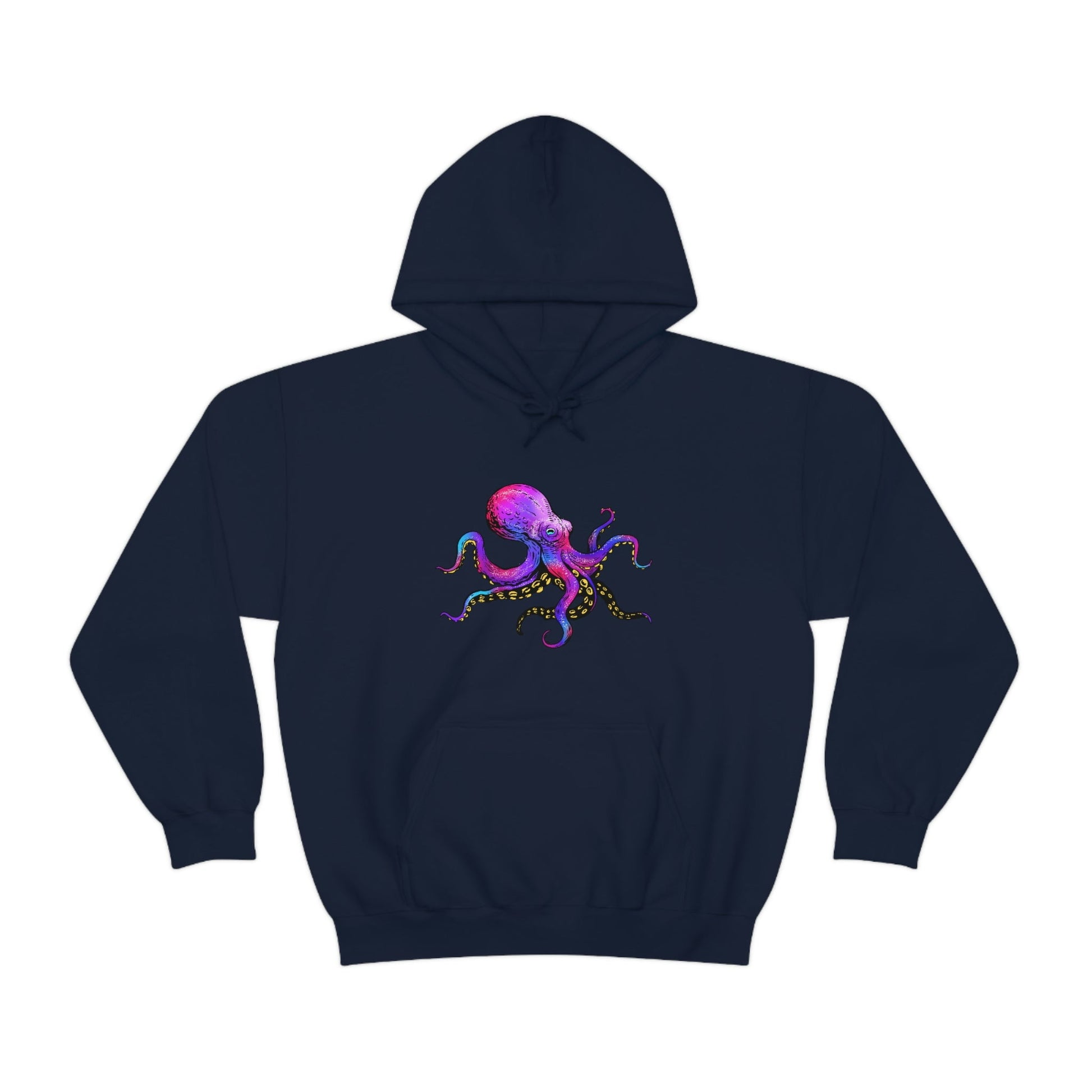 Vibrant Purple Kraken Hoodie - Reef of Clowns