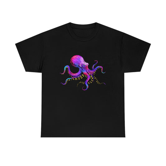 Hand Drawn Kraken, Octopus Shirt - Reef of Clowns