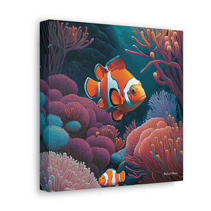 Clownfish Dreams (Canvas Art) - Reef of Clowns