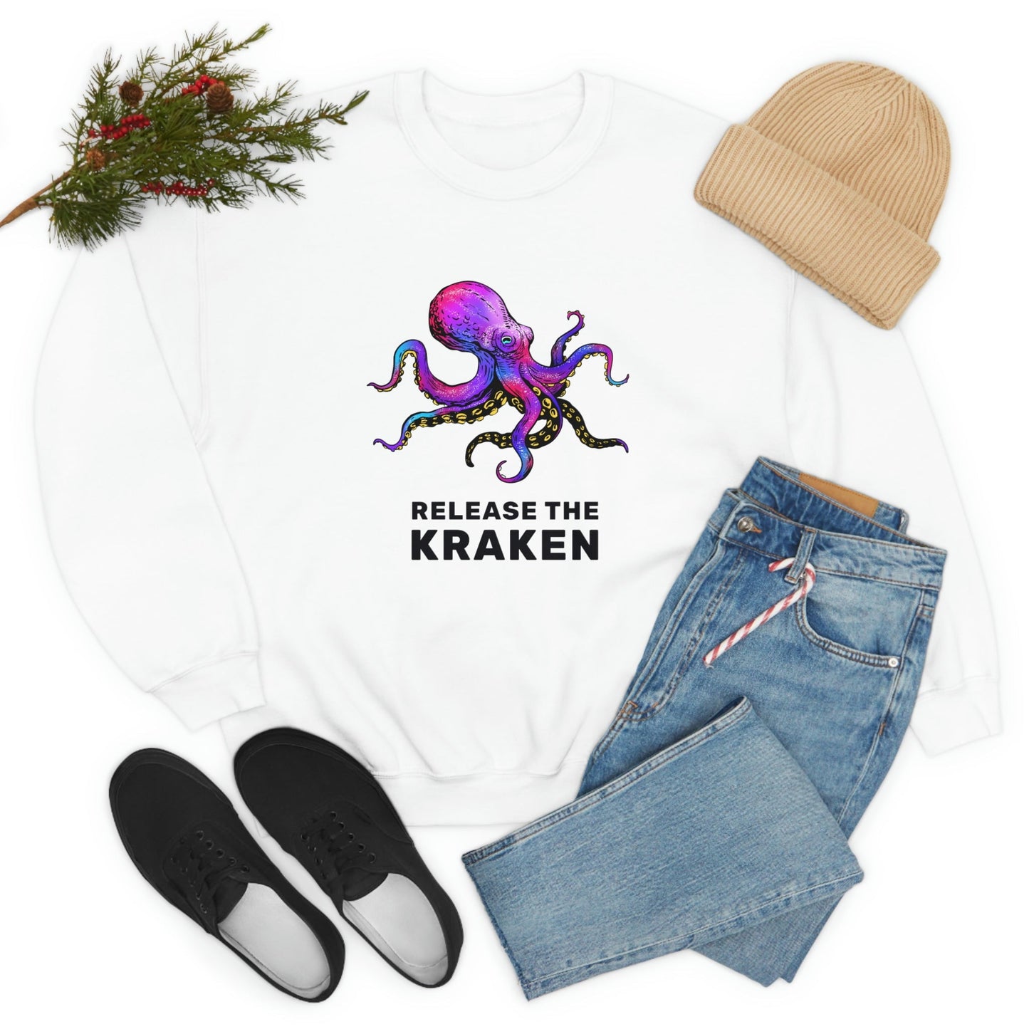 Release the Kraken Sweatshirt - Reef of Clowns