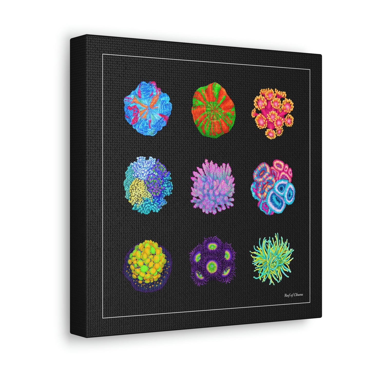 Coral Collection (Canvas Art) - Reef of Clowns