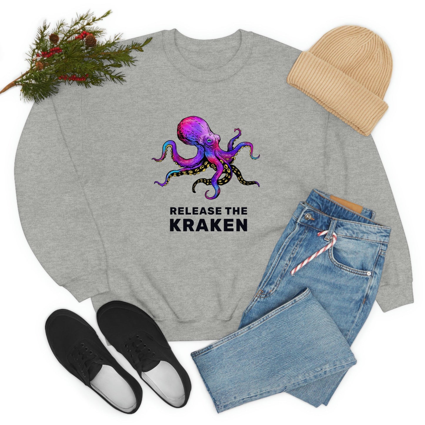 Release the Kraken Sweatshirt - Reef of Clowns