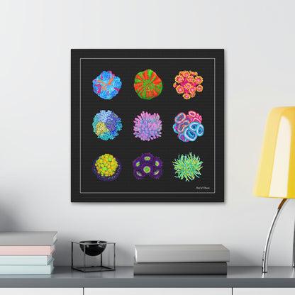 Coral Collection (Canvas Art) - Reef of Clowns