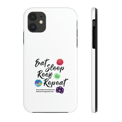 Eat Sleep Reef Repeat (White) - Reef of Clowns