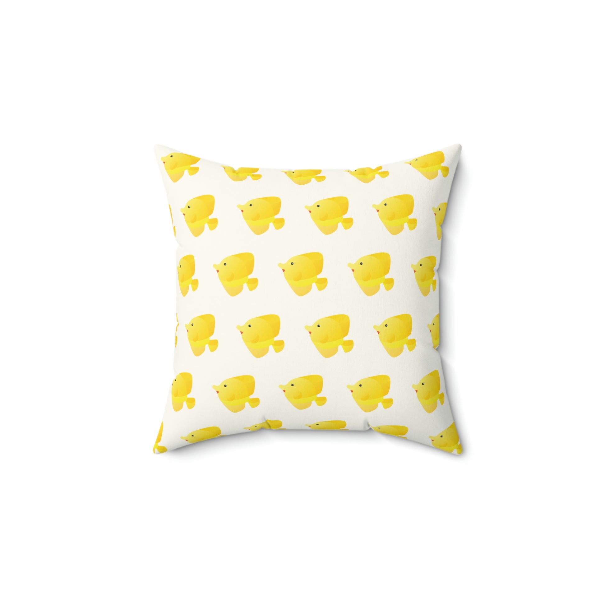 Yellow Tang Pattern Pillow - Reef of Clowns