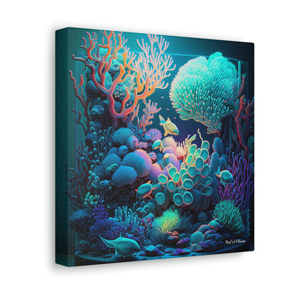 Coral Fantasy Aquarium (Canvas Art) - Reef of Clowns