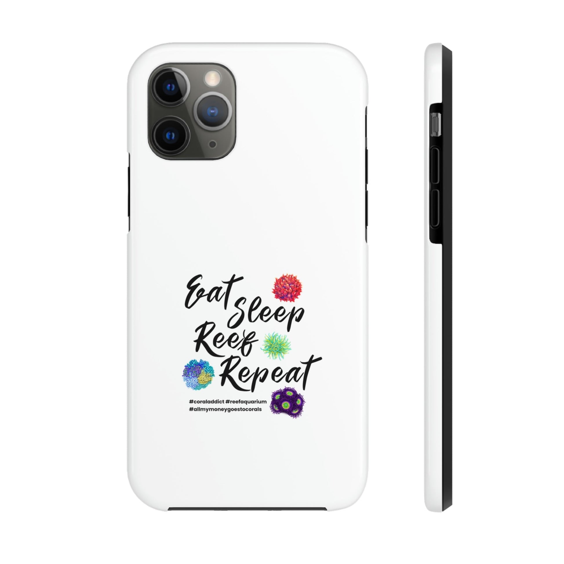 Eat Sleep Reef Repeat (White) - Reef of Clowns