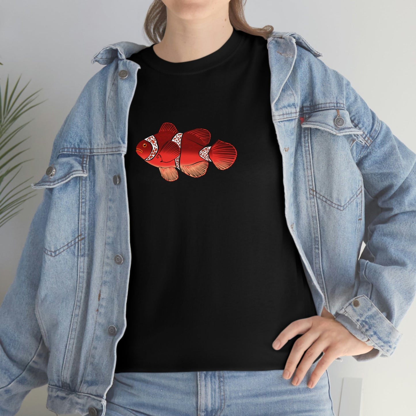 Simple Maroon Clownfish Shirt - Reef of Clowns