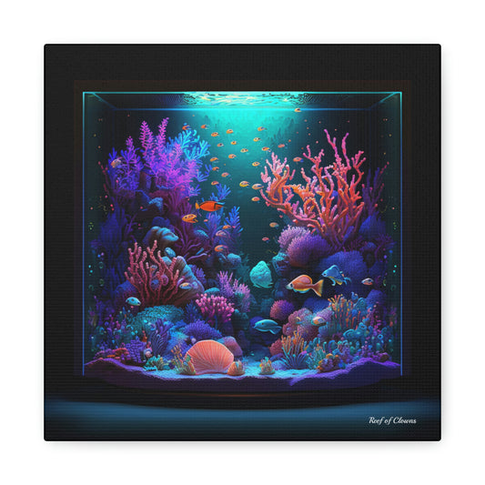 Magical Coral Reef (Canvas Art) - Reef of Clowns