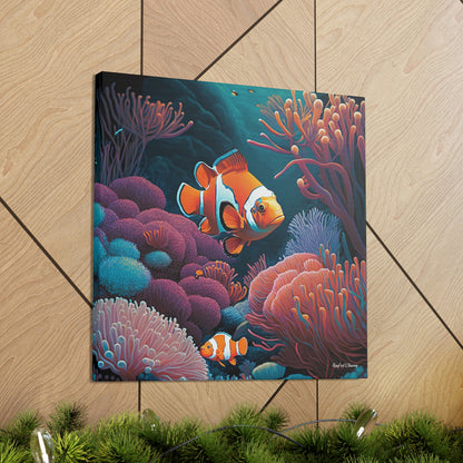 Clownfish Dreams (Canvas Art) - Reef of Clowns