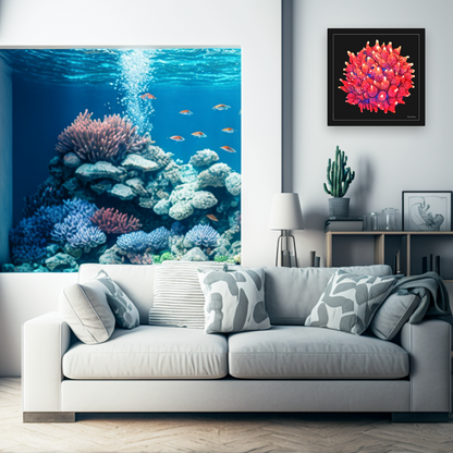 Rose Bubbletip Anemone (Canvas Art) - Reef of Clowns