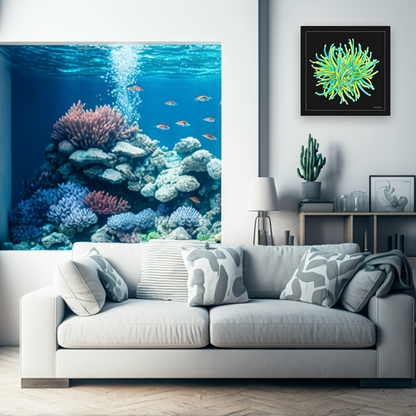 Holy Grail Torch Coral (Canvas Art) - Reef of Clowns