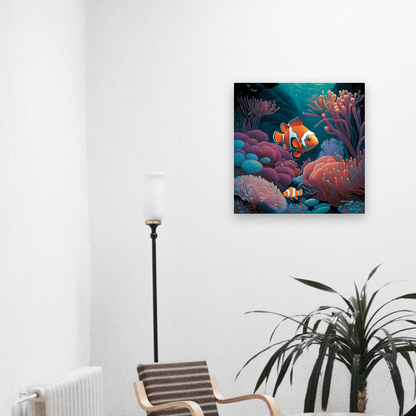 Clownfish Dreams (Canvas Art) - Reef of Clowns