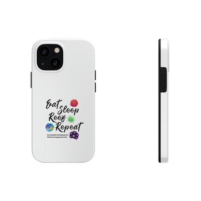 Eat Sleep Reef Repeat (White) - Reef of Clowns