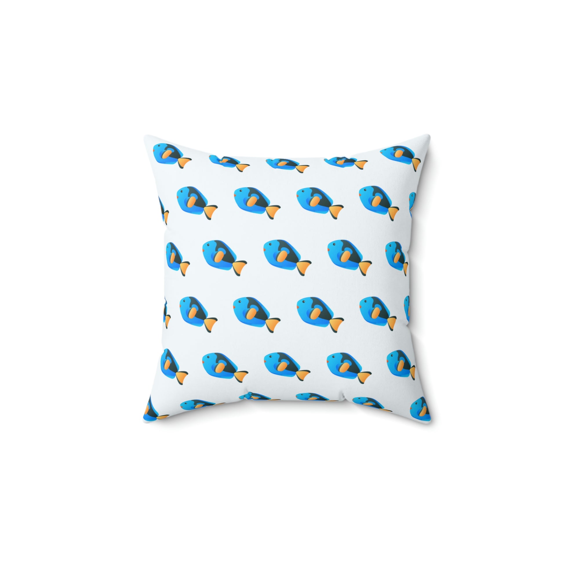 Blue Tang Pattern Pillow - Reef of Clowns