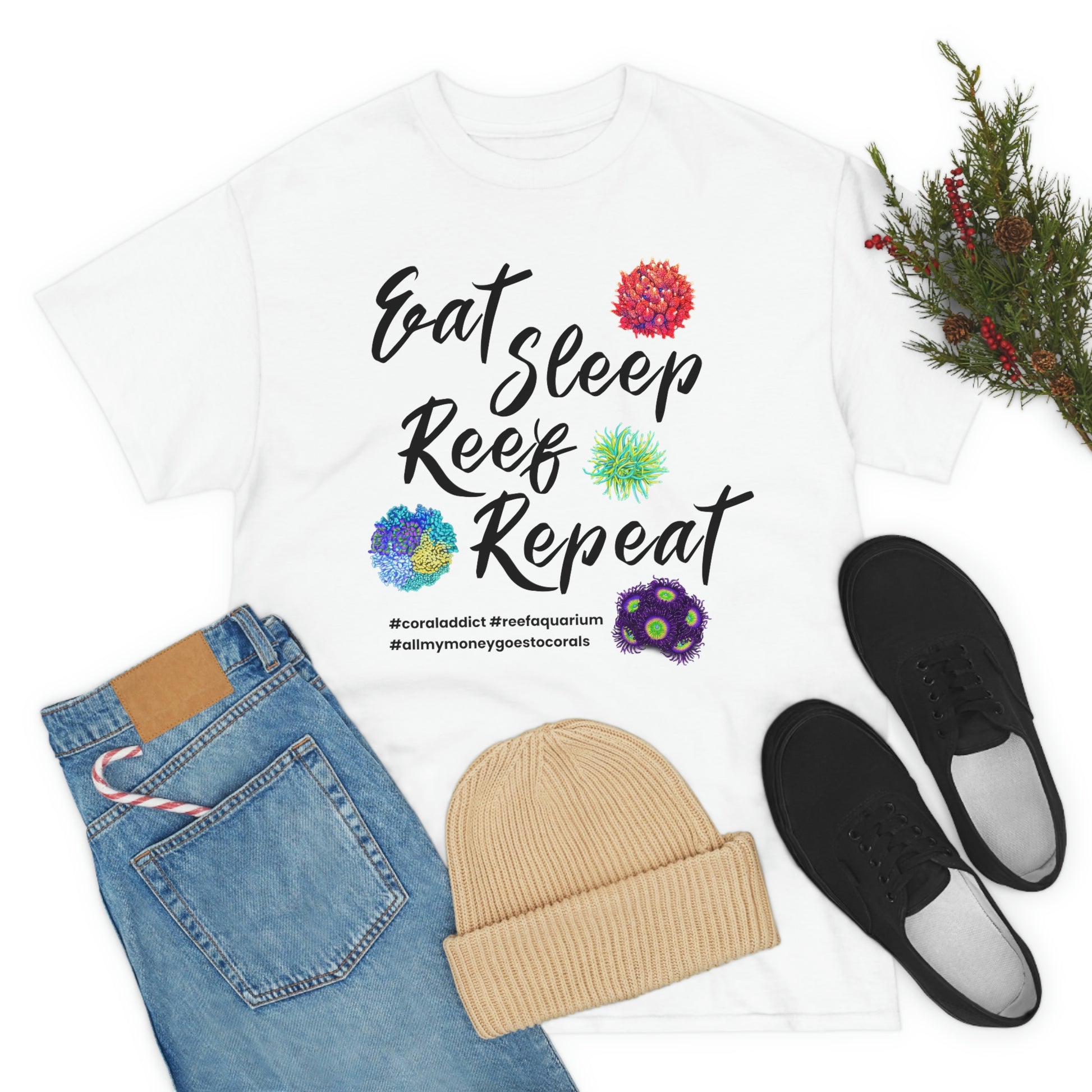 Eat Sleep Reef Repeat Shirt - Reef of Clowns