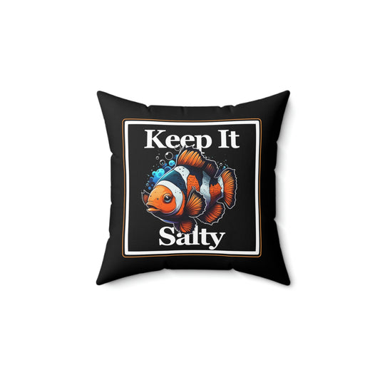 Keep It Salty Clownfish Pillow - Reef of Clowns