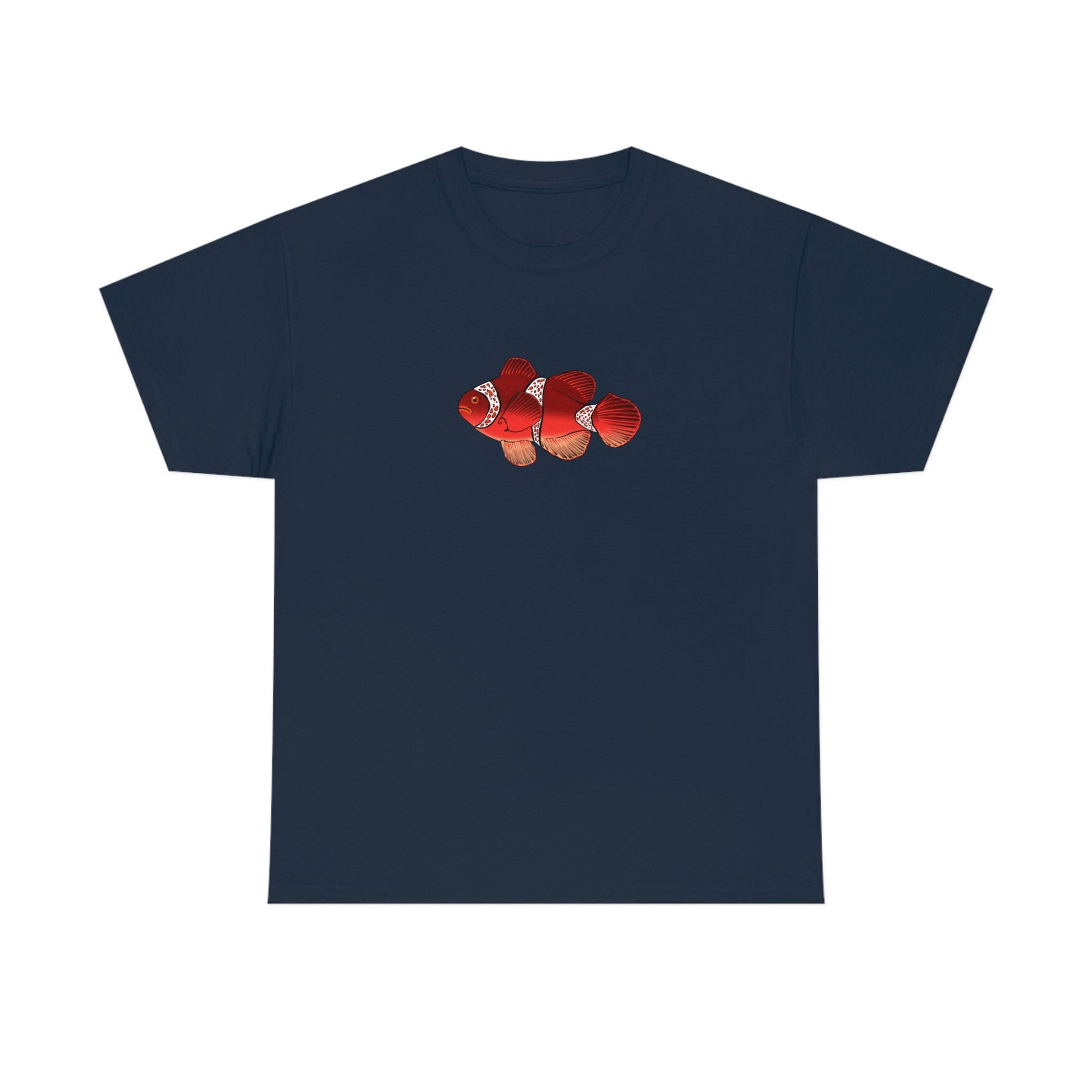 Simple Maroon Clownfish Shirt - Reef of Clowns